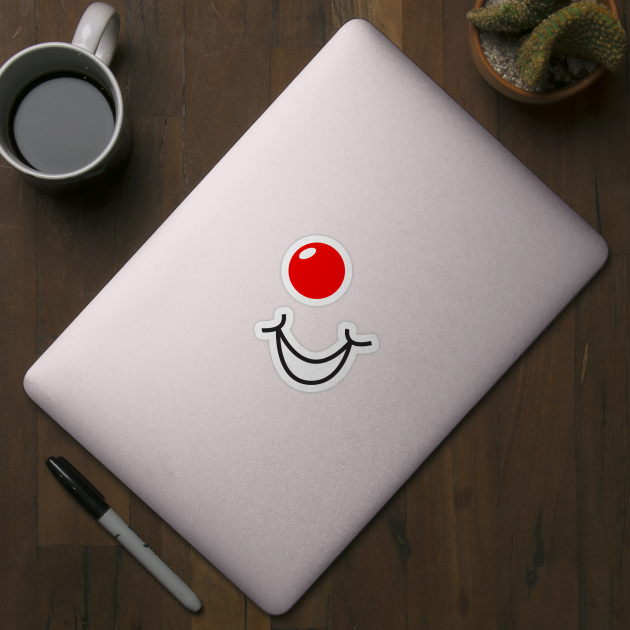 Red Nose Day, Funny and Inclusive Clown Nose by DAHLIATTE